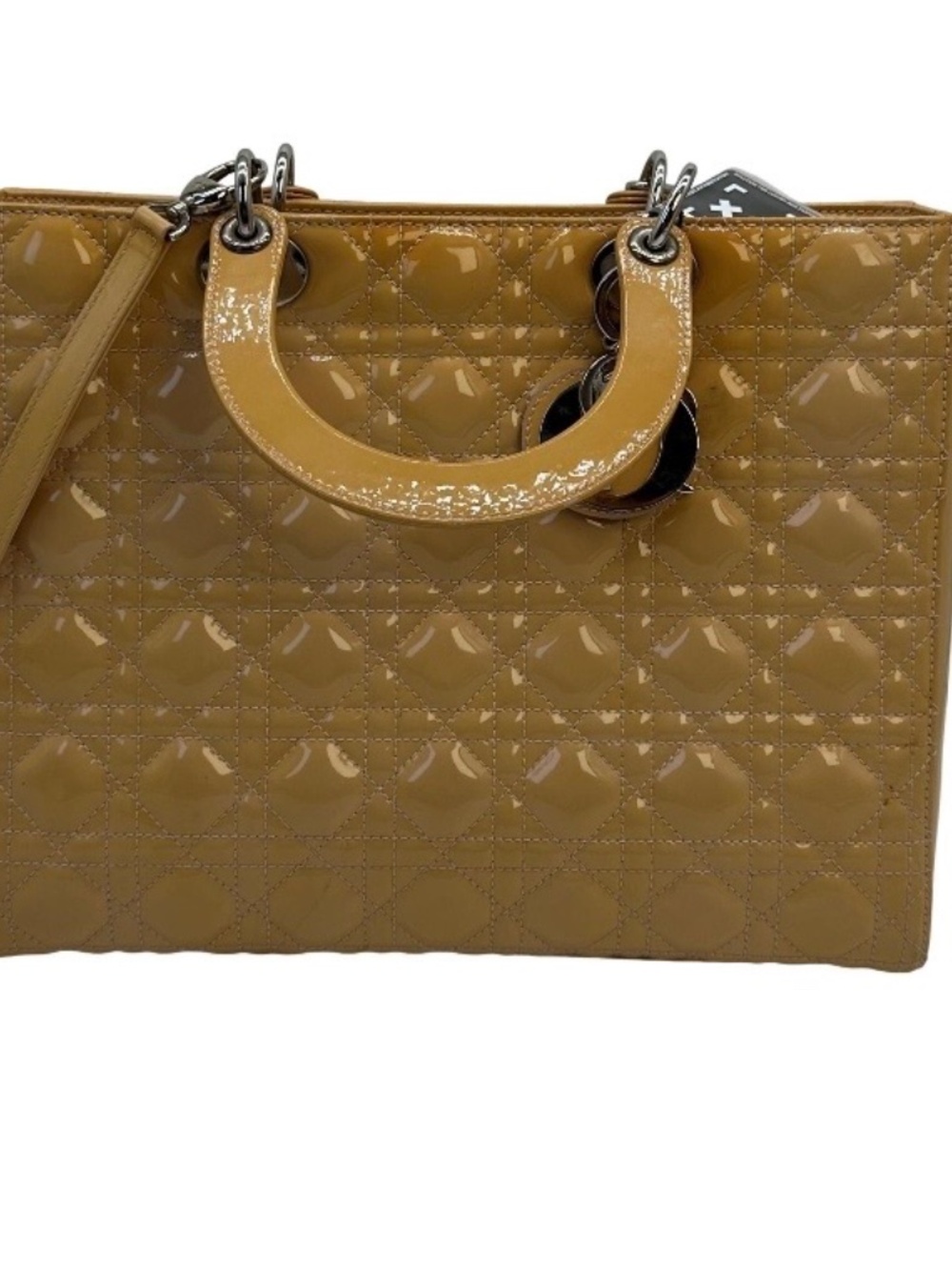 Lady Dior large beige bag - Picture 2 of 3